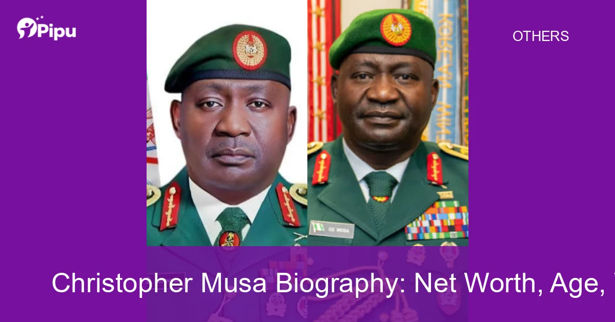 Christopher Musa Biography Christopher Musa Biography: Net Worth, Age, Wife, Education, Family, Career & Early Life