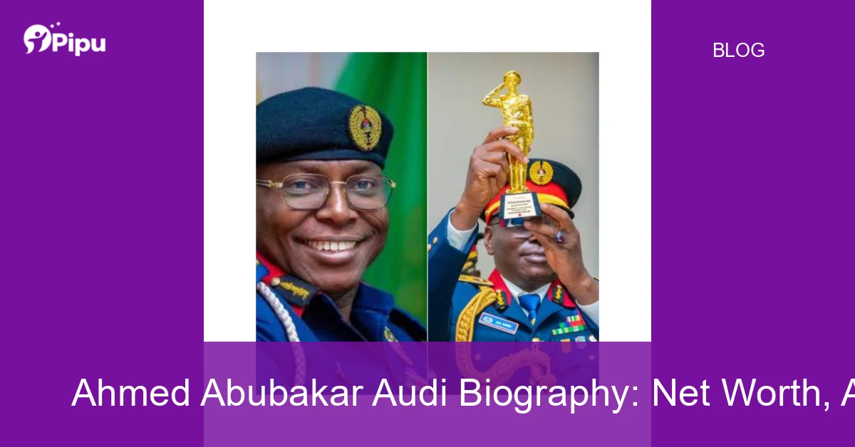 Ahmed Abubakar Audi Biography: Net Worth, Age, Wife, Education, Family, Career & Early Life